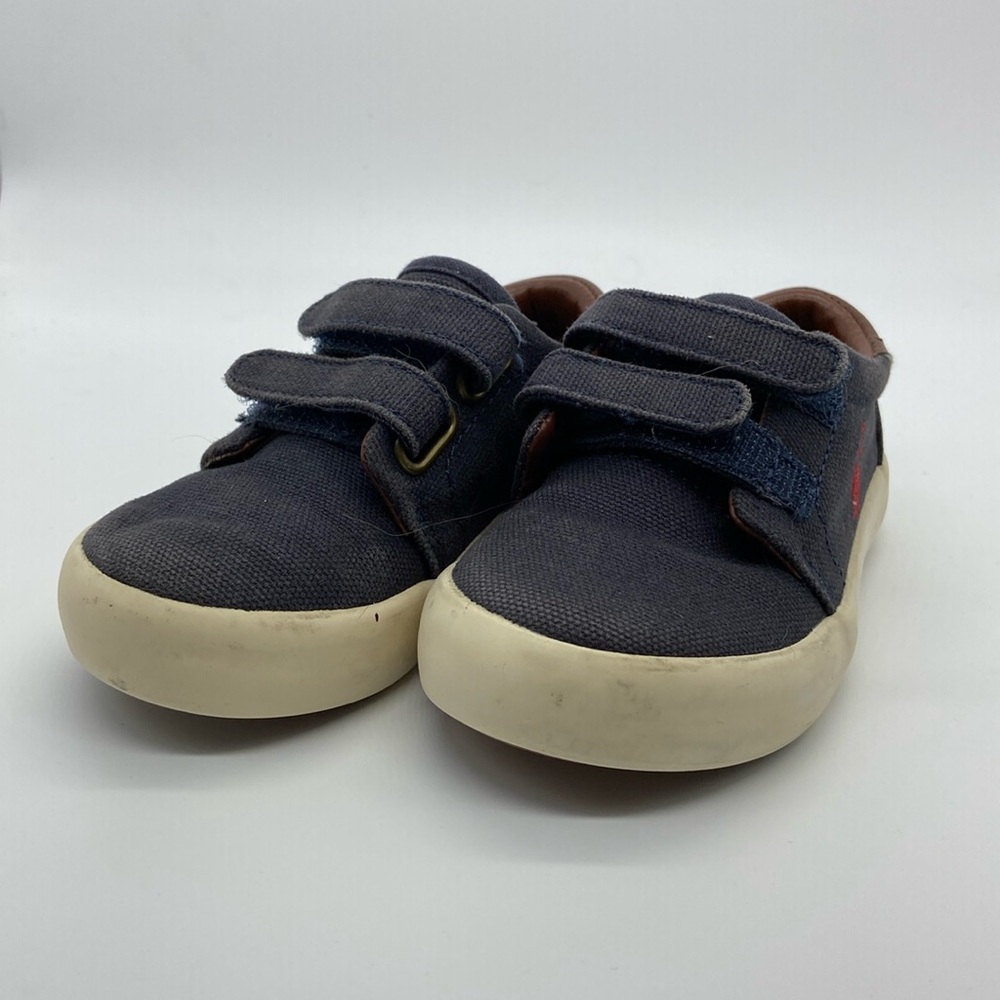 POLO Ralph Lauren Navy Olan Ez toddler sneakers sz5